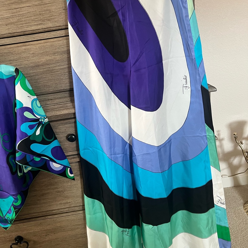 Emilio Pucci Multicolor Wide Leg Pants